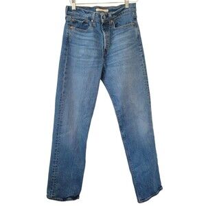 Levi's Premium Denim Wedgie Straight Jeans Size 27 Button Fly